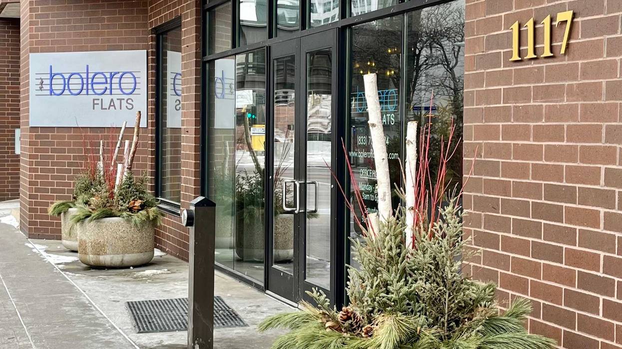 The Bolero Flats apartment where Amir Lock was fatally shot by police in Minneapolis.