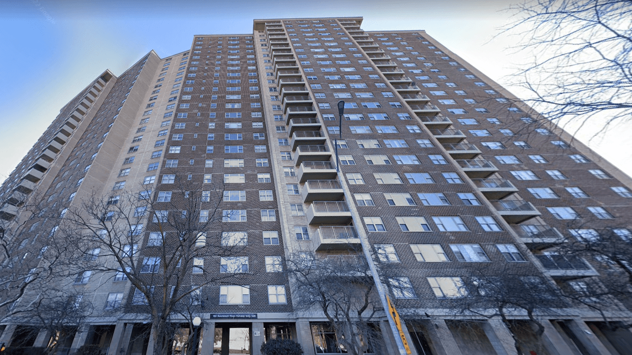 The Bronx apartment building where Hawse shot a woman for rejecting him.