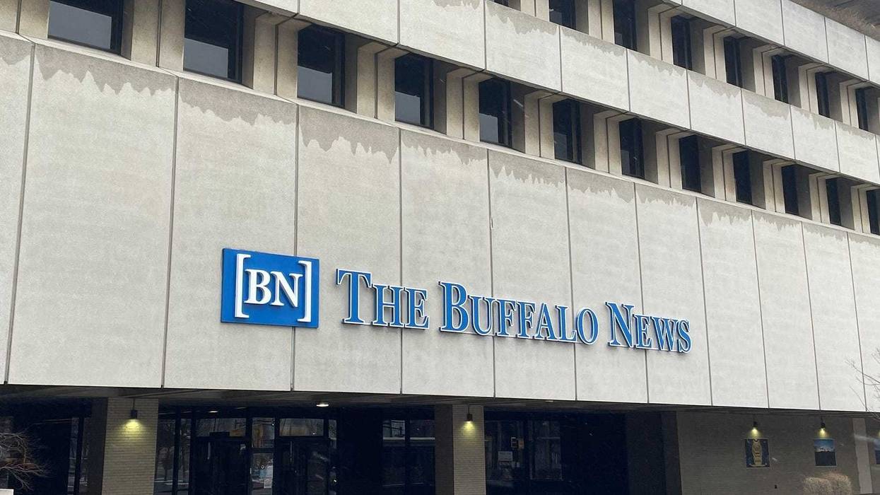 The Buffalo News building on Scott Street