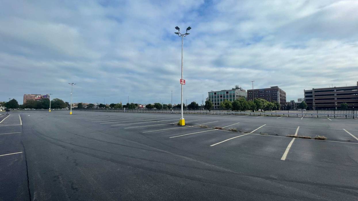 The Buffalo News parking lot