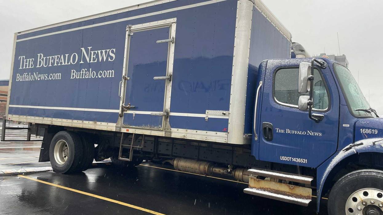 The Buffalo News truck