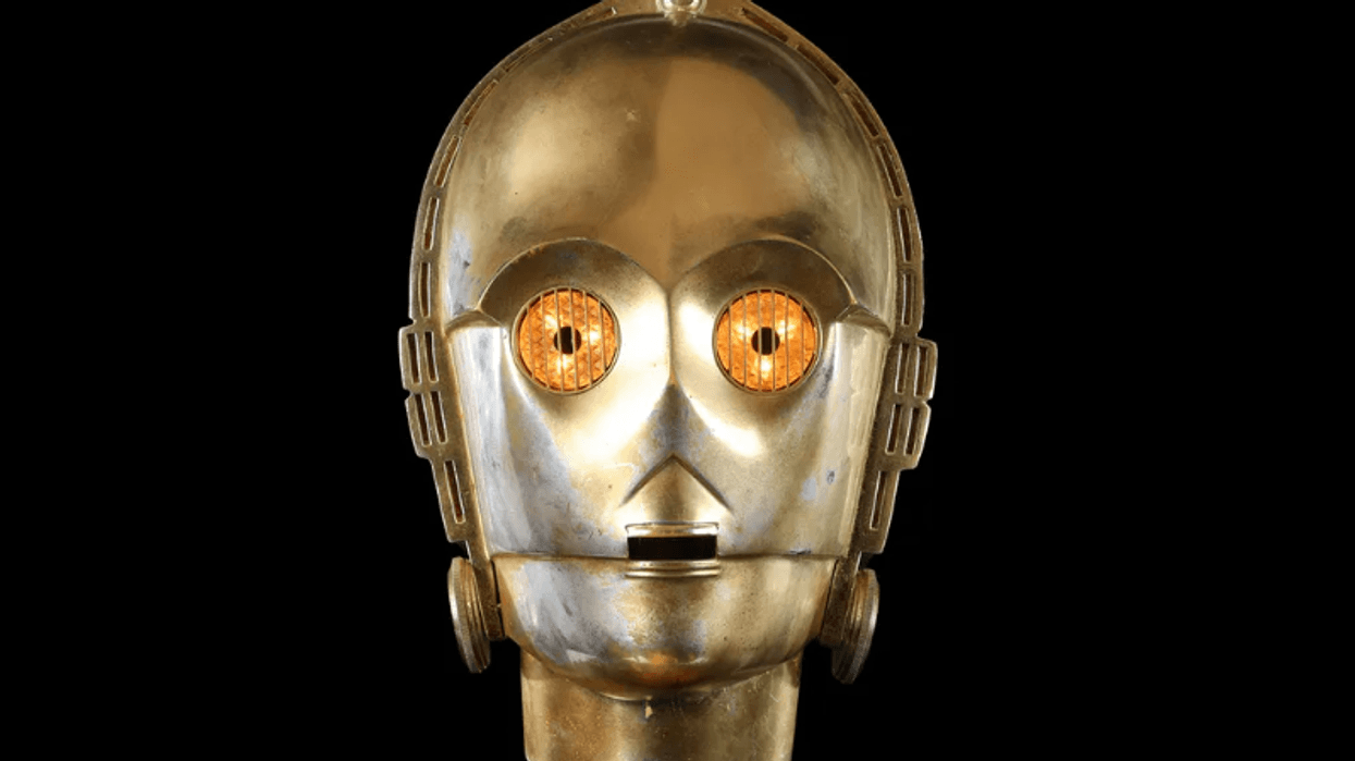The C-3PO head used in The Empire Strikes Back