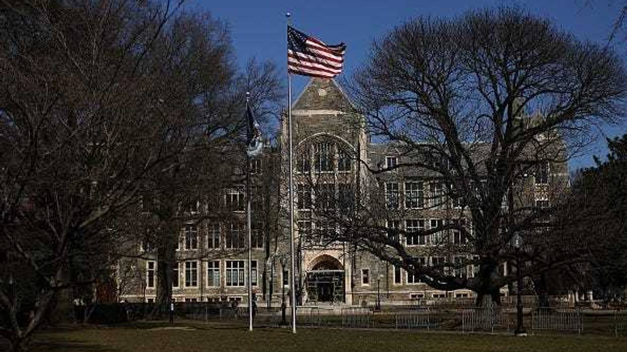 The campus of Georgetown University is shown March 12, 2019 in Washington, DC