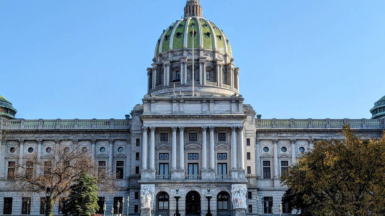 The Capitol Building in Harrisburg.
