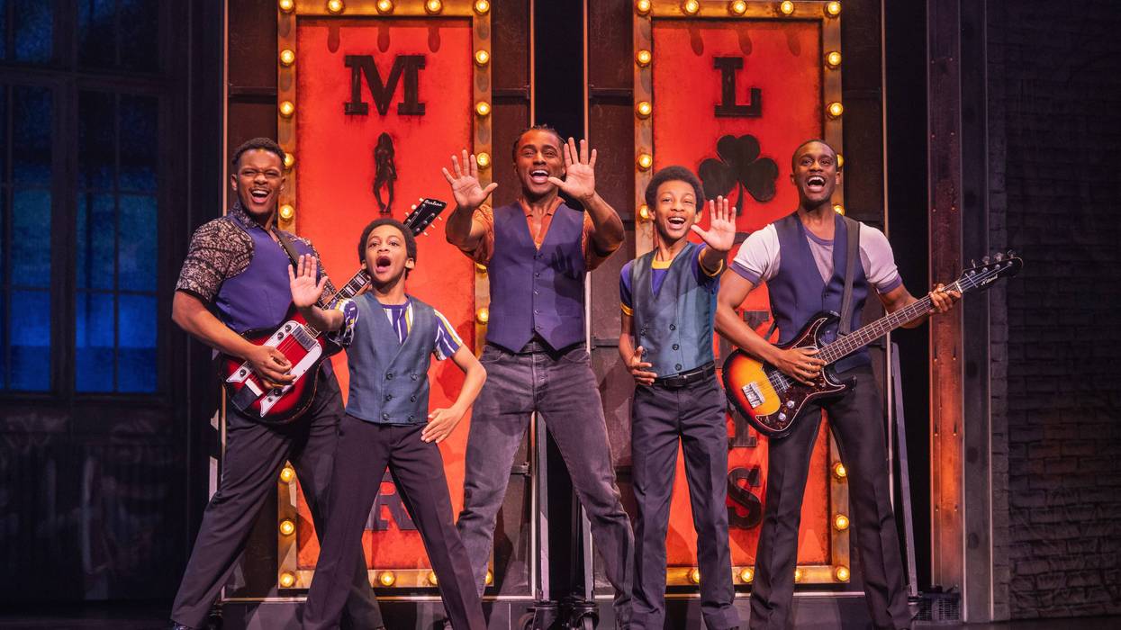 The Cast as The Jackson 5 in the national tour of "MJ the Musical," at the Academy of Music through Jan. 19.