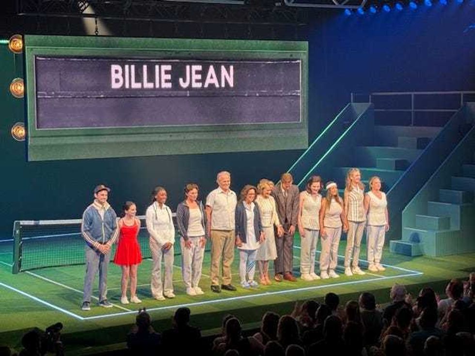 The cast of "Billie Jean" at Chicago