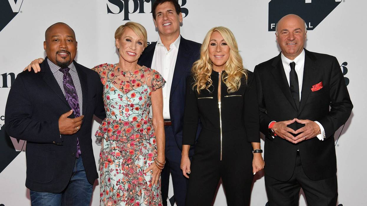 The cast of "Shark Tank"