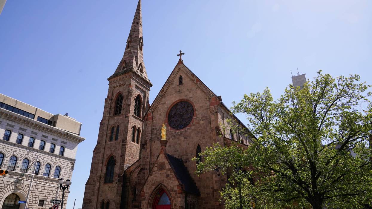 The Cathedral of the Immaculate Conception in Camden, N.J., Wednesday, April 20, 2022.