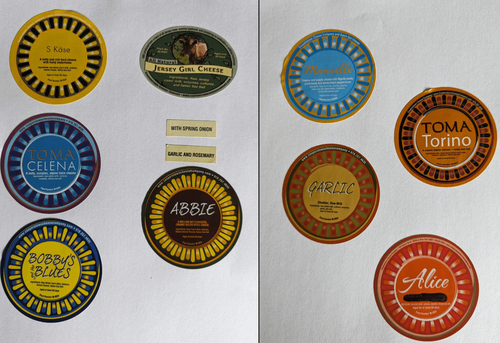 The cheese was sold at farmers markets, restaurants and retail stores. It was sold under a variety of labels, including Jersey Girl and Toma Celena