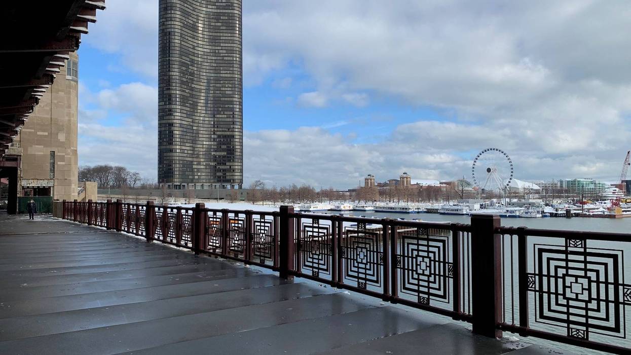 The Chicago Department of Transportation announced Monday that the final phase of the Navy Pier Flyover project has now entered the "homestretch" with the opening of the Lakefront Trail over the Chicago River on the east sidewalk of the Lake Shore Drive Bridge.