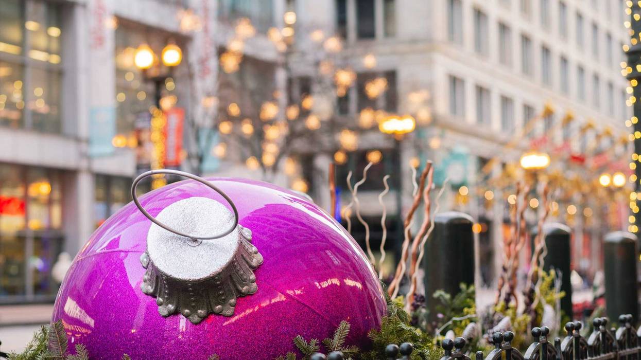 The Chicago Loop Alliance's Holidays in the Loop campaign is a curated guide of attractions, shopping, dining and hospitality for tourists and locals alike, including a display of holiday décor along State Street.