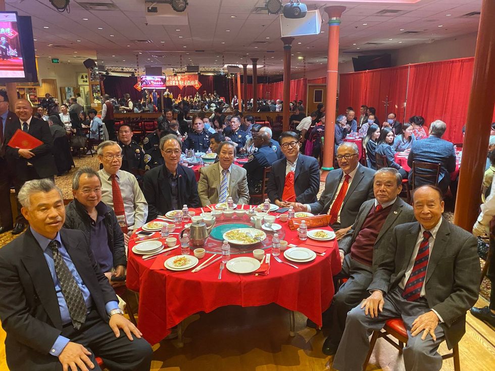 The Chinese Chamber of Commerce swearing-in ceremony.