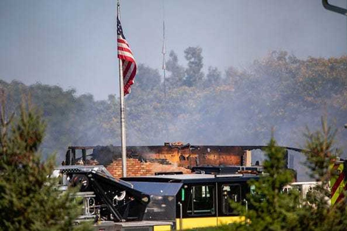 The Church of Jesus Christ of Latter-day Saints in Grand Blanc reduced to rubble after fire and mass shooting