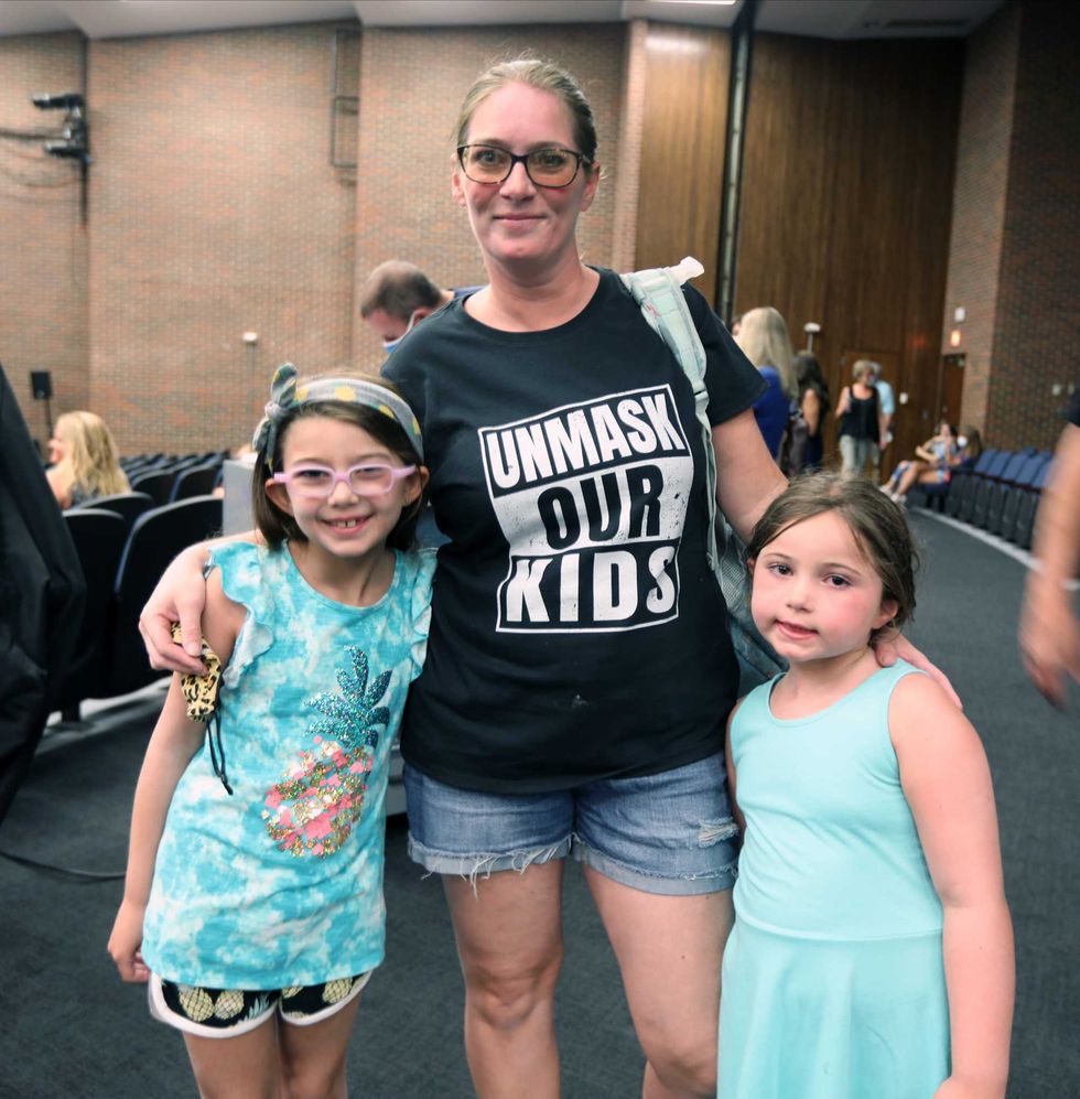 The Clarkstown School Board meeting at Clarkstown South in West Nyack wasn