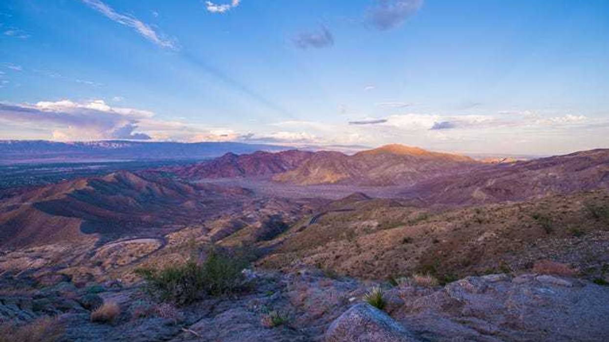 The Coachella Valley where the home is located.