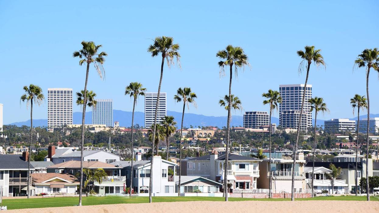 The coastline of Newport Beach, a city in Supervisor Katrina Foley's district.