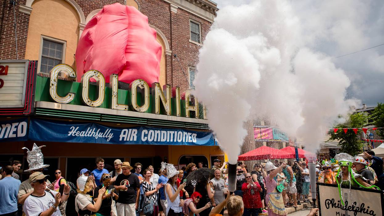 The Colonial Theatre in Phoenixville during Blobfest