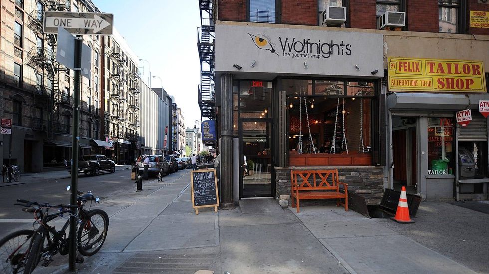 The corner of Rivington and Ludlow - NYC c. 2012