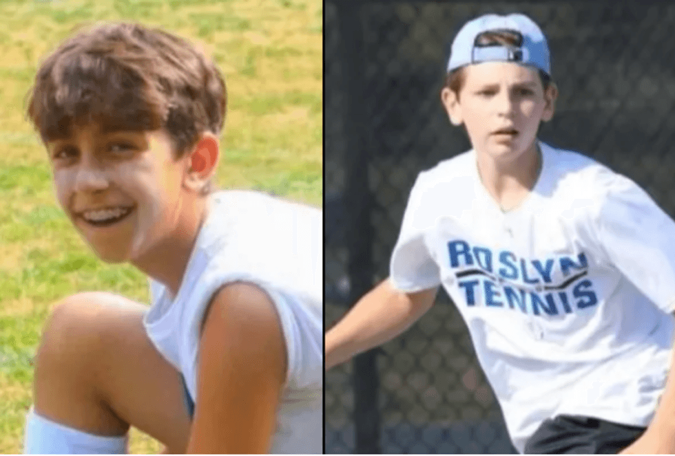 The crash killed 14-year-old tennis stars Ethan Felkowitz and Drew Hassenbein from Roslyn instantly.