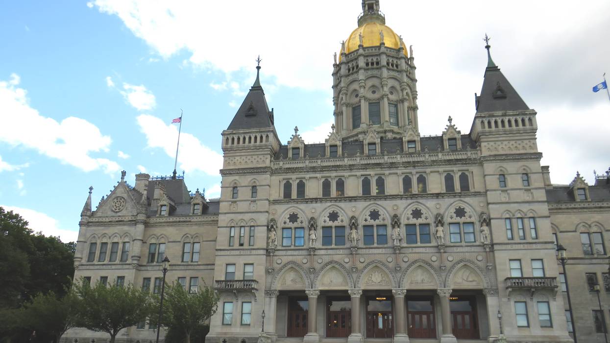 The CT state Capitol in Hartford