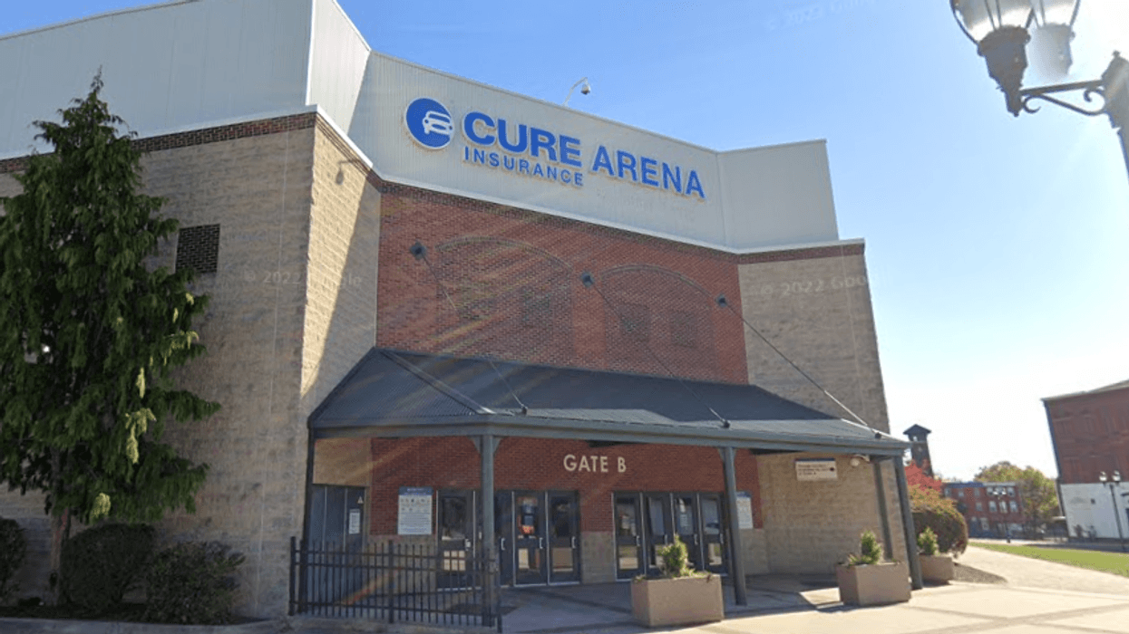 The CURE Insurance Arena, where a 23-year-old man was stabbed to death on Thursday.
