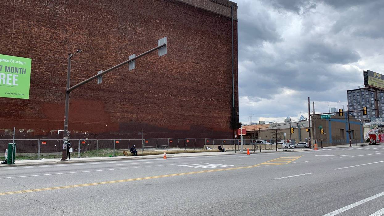 The current bus terminal is located on the south side of Spring Garden at Front Street in Northern Liberties.