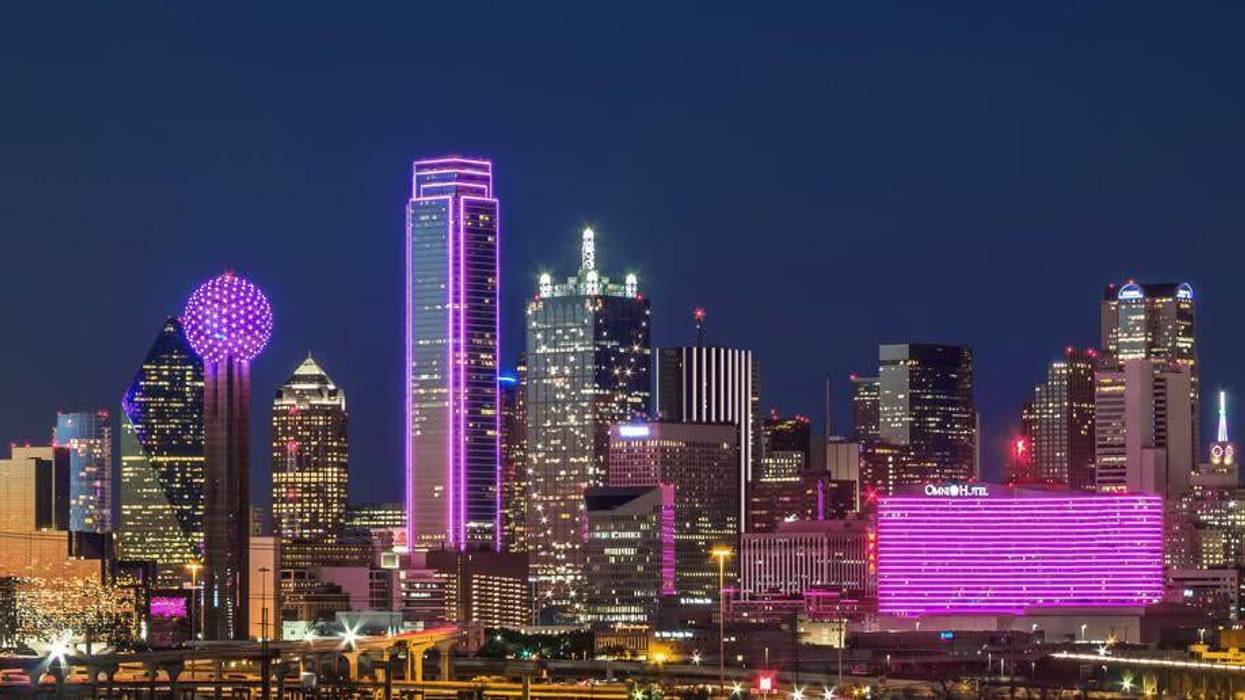 The Dallas skyline glowed pink overnight in tribute to Dolly Parton, who died Tuesday in Nashville after a brief battle with cancer. She was 80.