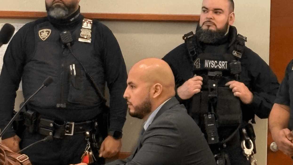 Ex-NYPD sergeant freed from jail while he appeals his conviction for deadly cooler throw