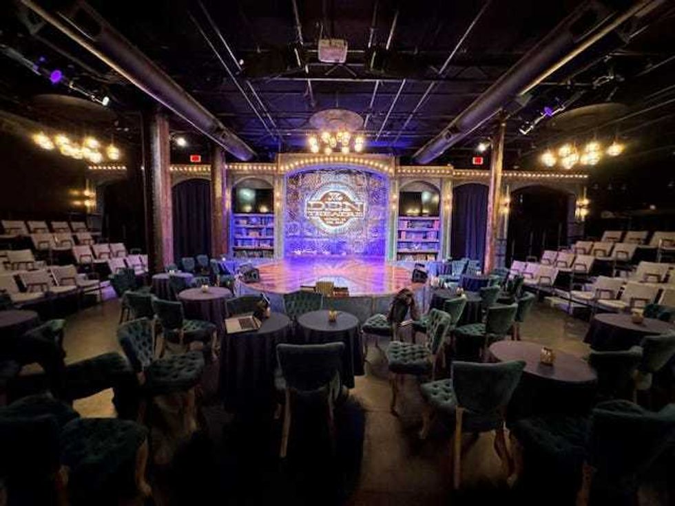 The Den Theatre stage