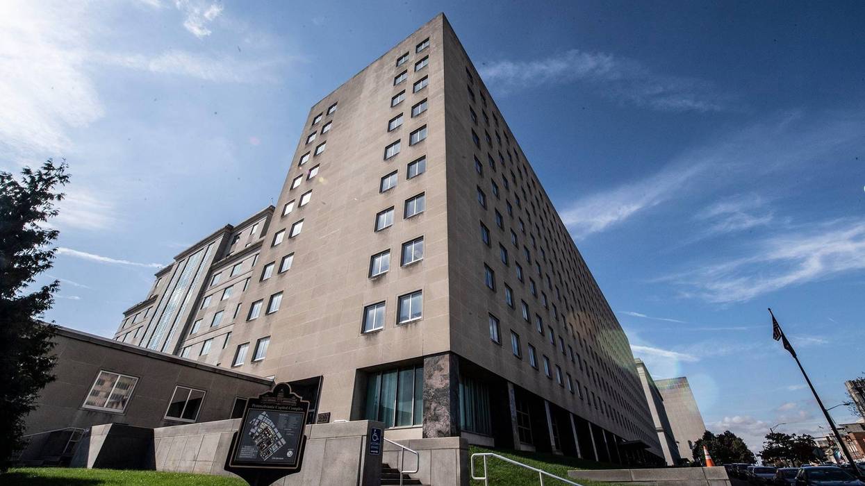 The Department of Human Services building in Harrisburg, Pennsylvania.