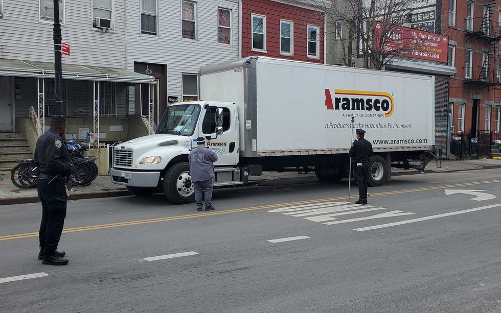 The Department of Transportation was at the scene following the crash