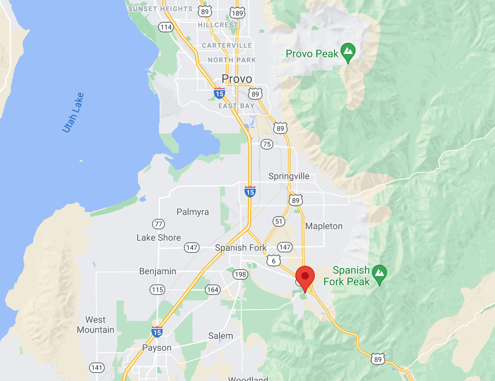 The Diamond Fork area of Spanish Fork Canyon is just south of Provo, Utah.