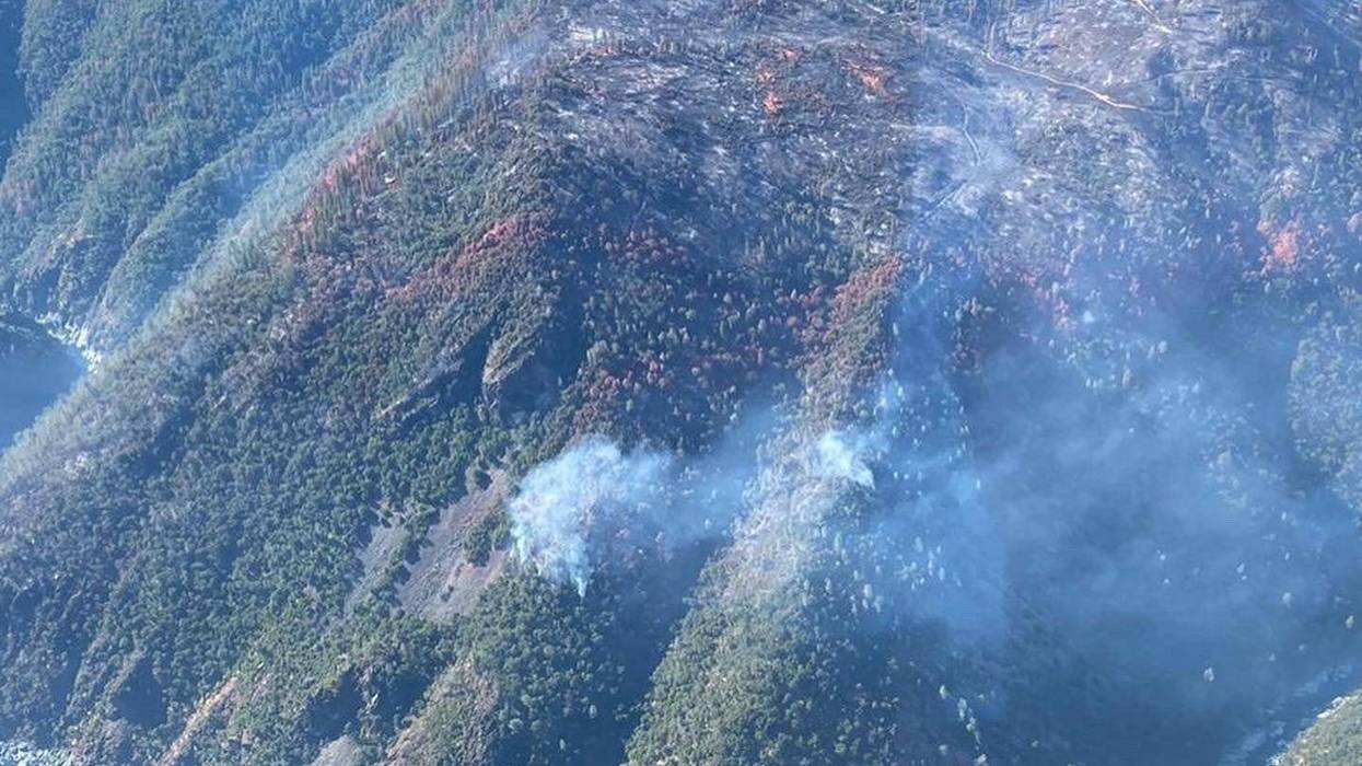 The difficult terrain has made it harder to contain the Rices Fire.