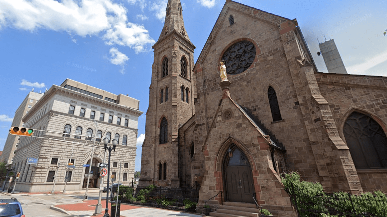 The Diocese of Camden headquarters and the Cathedral of the Immaculate Conception