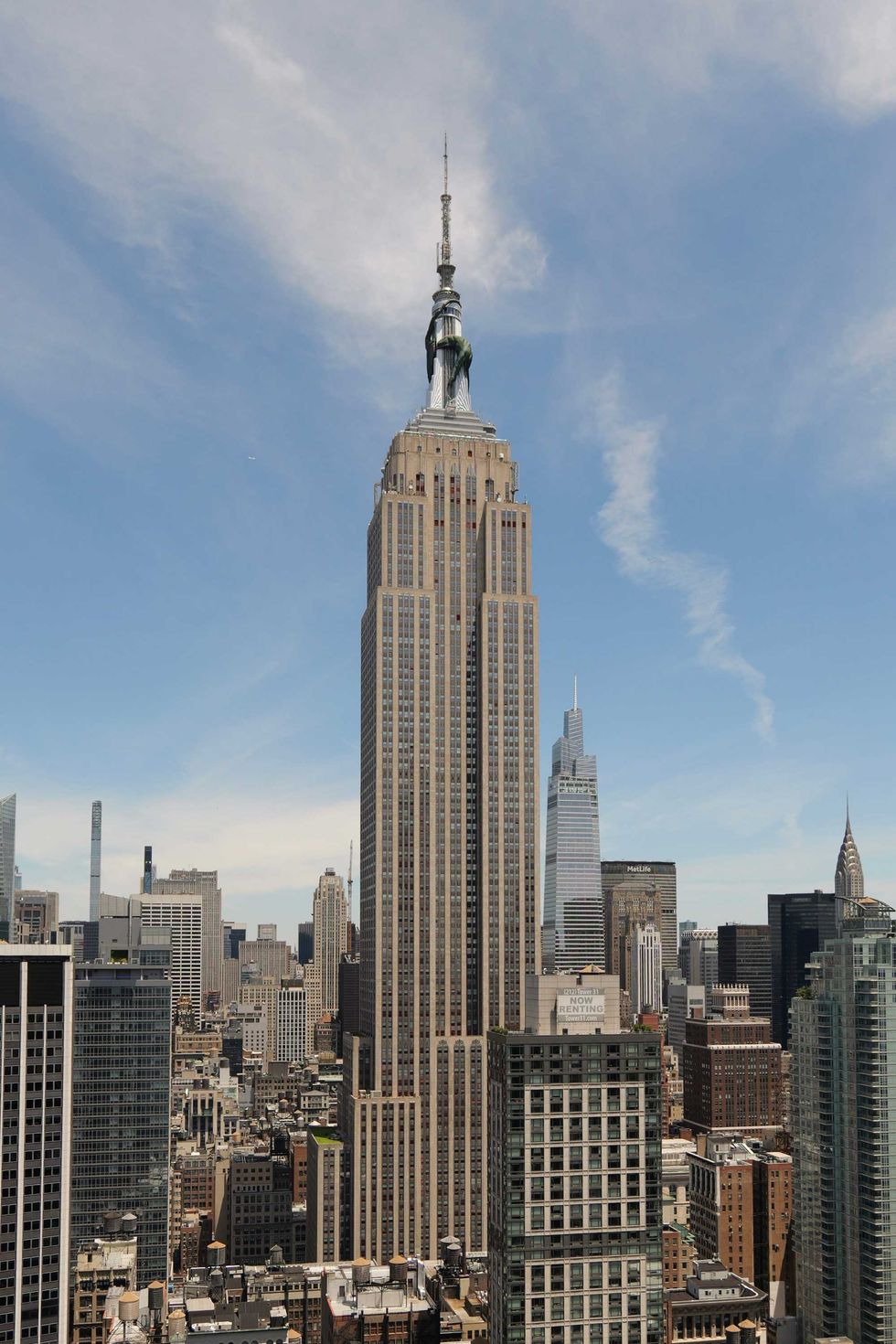 The dragon will be on the Empire State Building until Wednesday