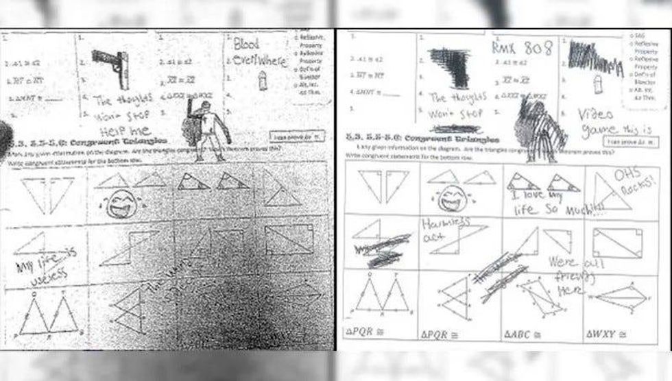 The drawings featured in the