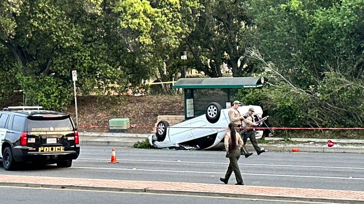The driver of a Toyota Camry struck four Westlake High School students, killing one, near the Thousand Oaks campus on Tuesday, April 18, 2023.