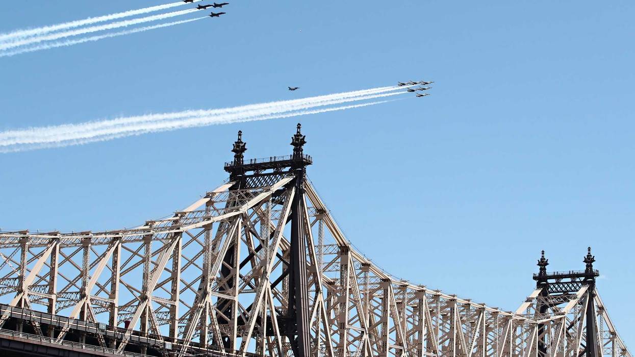 The Ed Koch Queensboro Bridge, which some Democrats say the former Mayor's name should be removed from.