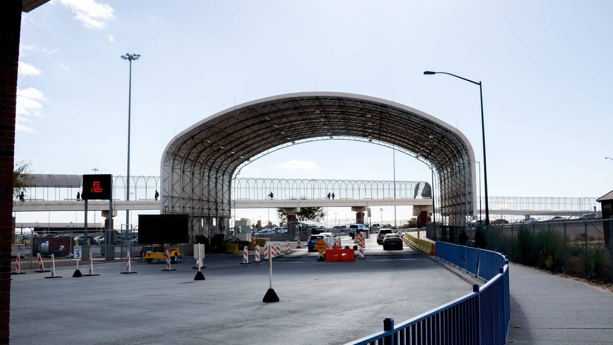 The El Paso and Juarez customs and immigration entry and exits at the U.S. Mexico border