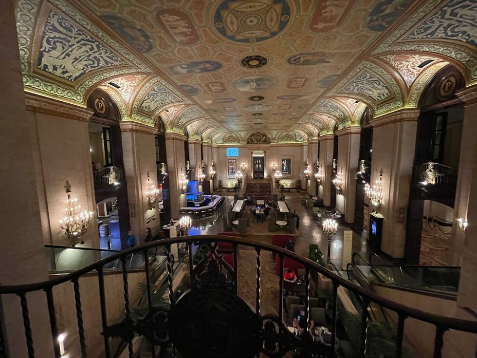 The Empire Room inside the Palmer Houser