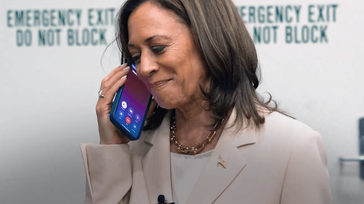 The endorsement was announced Friday morning in a video showing Harris accepting a joint phone call from the former first couple
