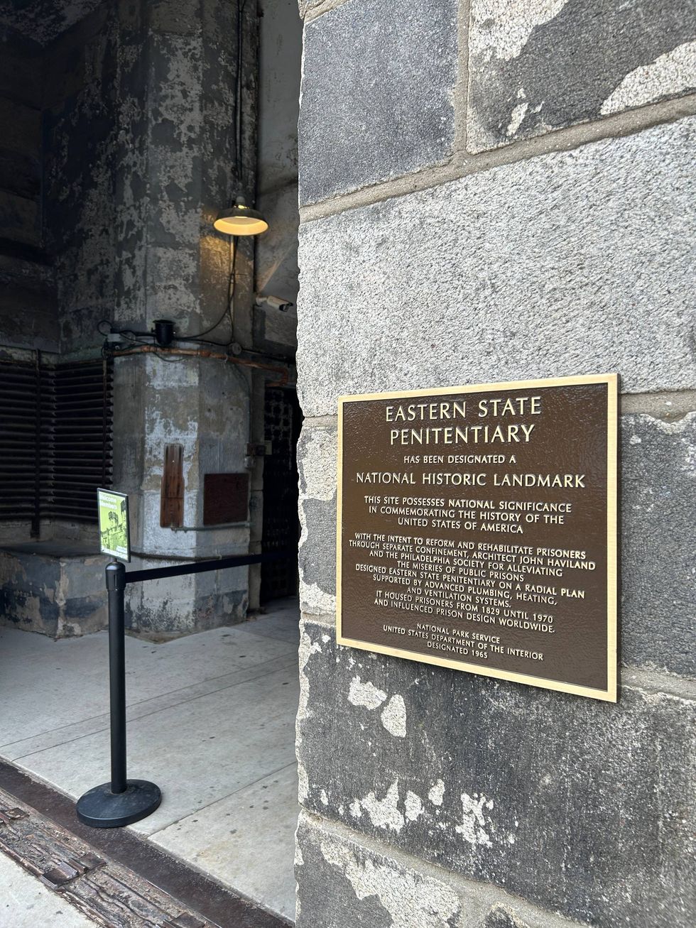The entrance to Eastern State Penitentiary, faces Fairmount Avenue in one of Philadelphia