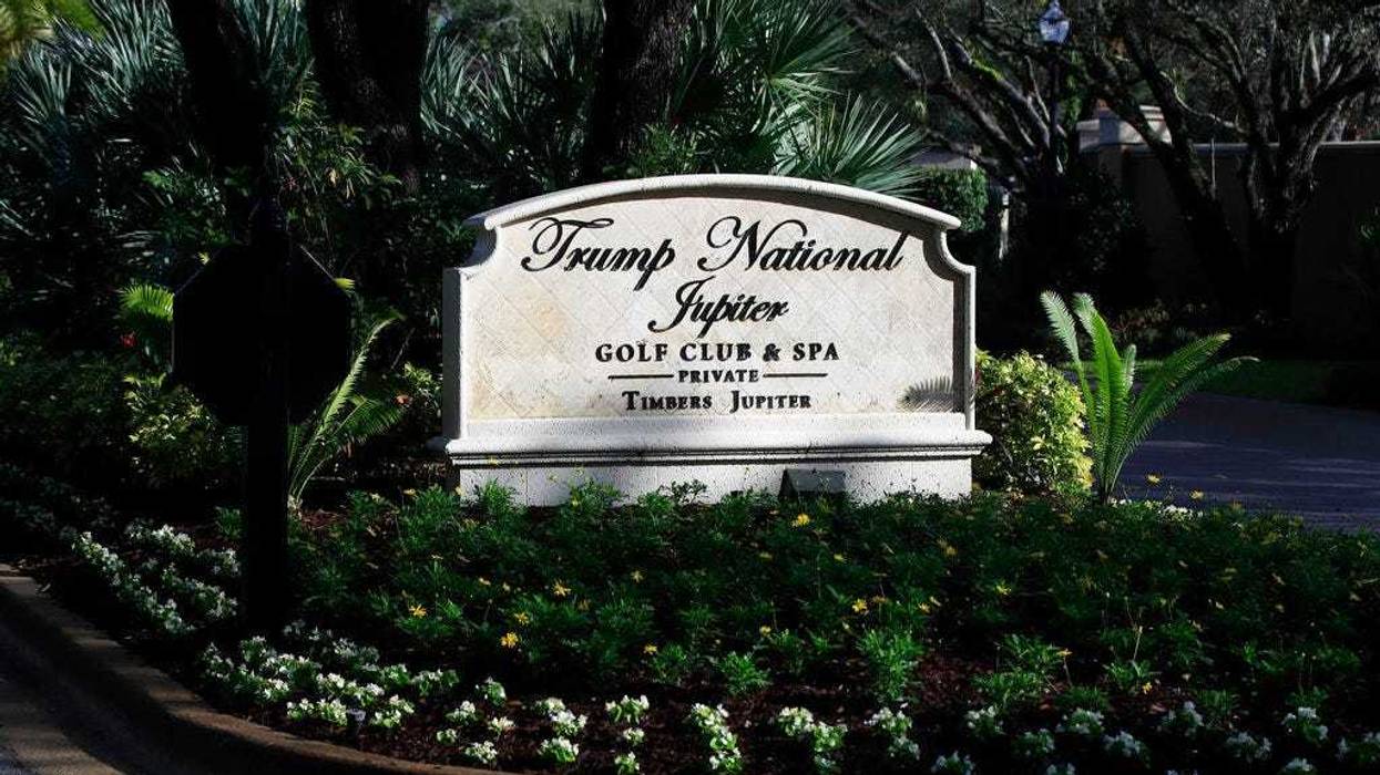 The entrance to Trump National Golf Club in Jupiter, Fla.