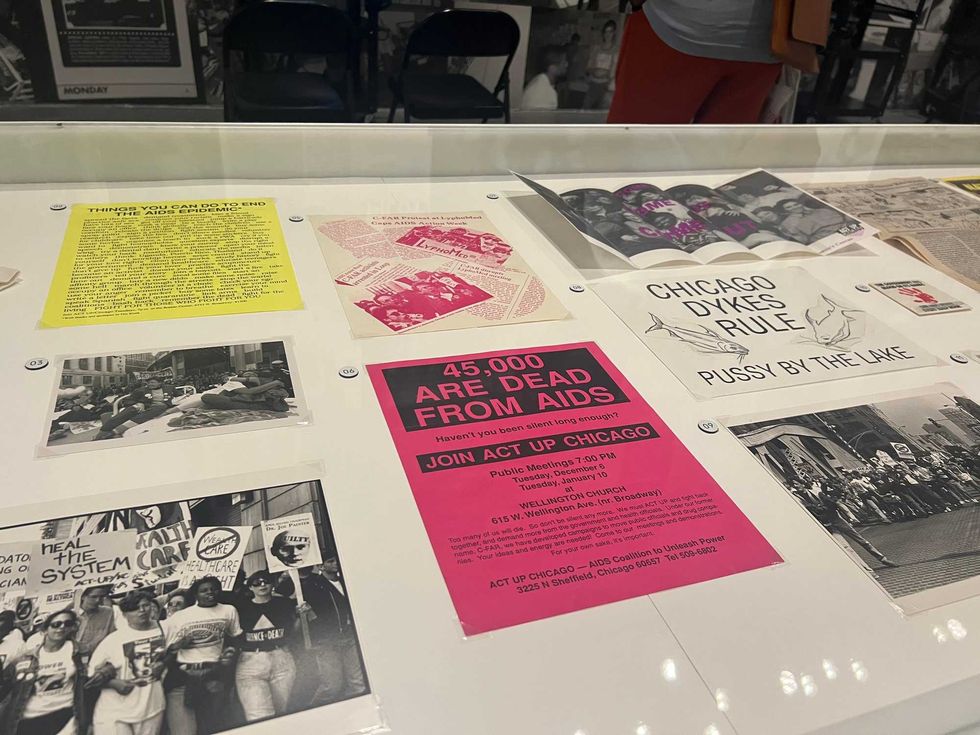 The exhibit examines this history from the mid-1980s, when activists radically mobilized in response to the U.S. government