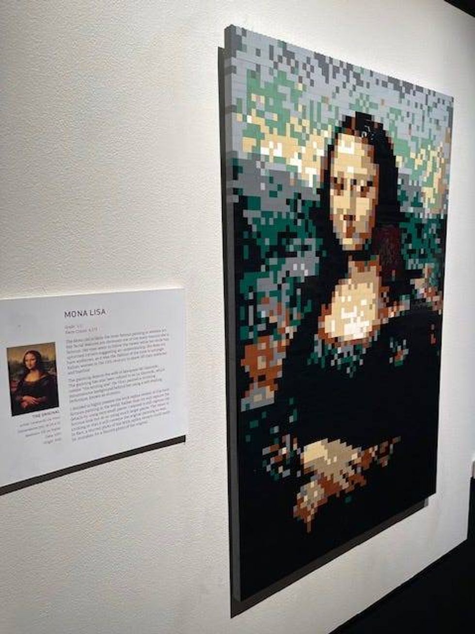 The exhibit includes Van Gogh