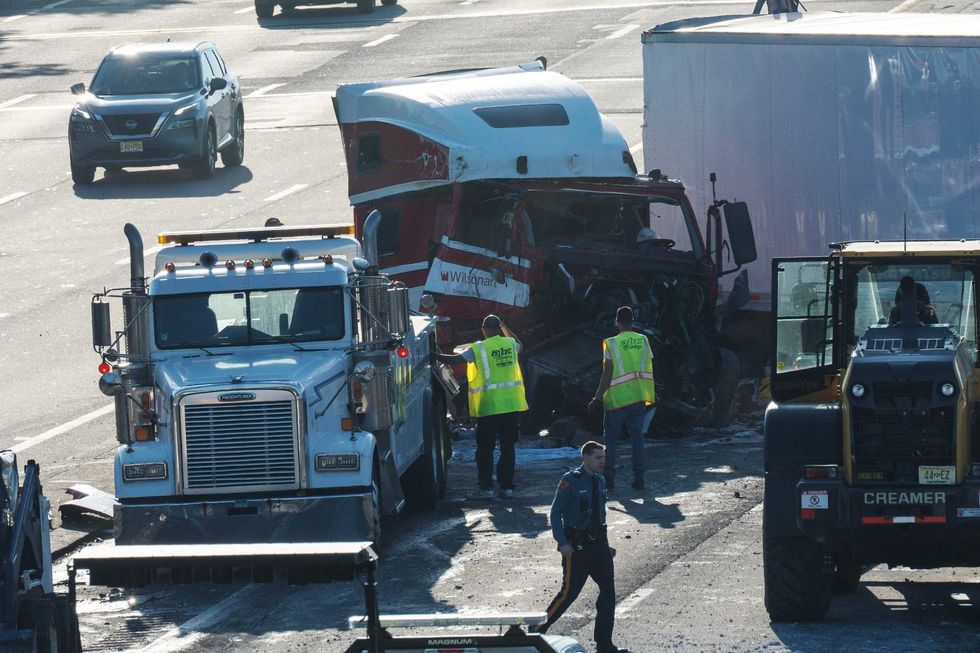 The express lanes are closed to all traffic on Route 80 due to a fatal accident in Hackensack, NJ on Wednesday May 22, 2024.