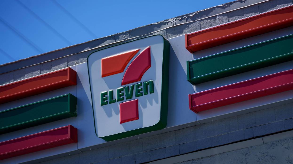 The exterior of a 7-Eleven convenience store is seen on August 20, 2024 in Los Angeles, California.