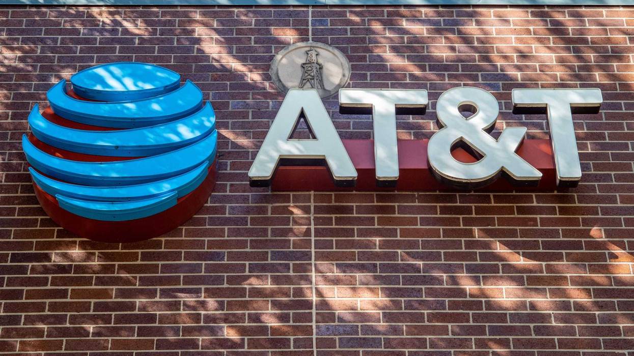 The exterior of an AT&T store