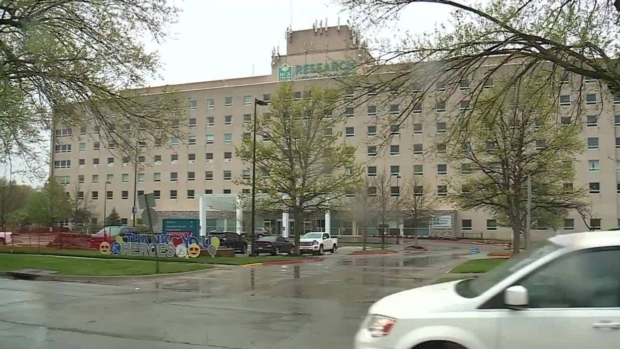 The exterior of Research Medical Center in Kansas City, MO