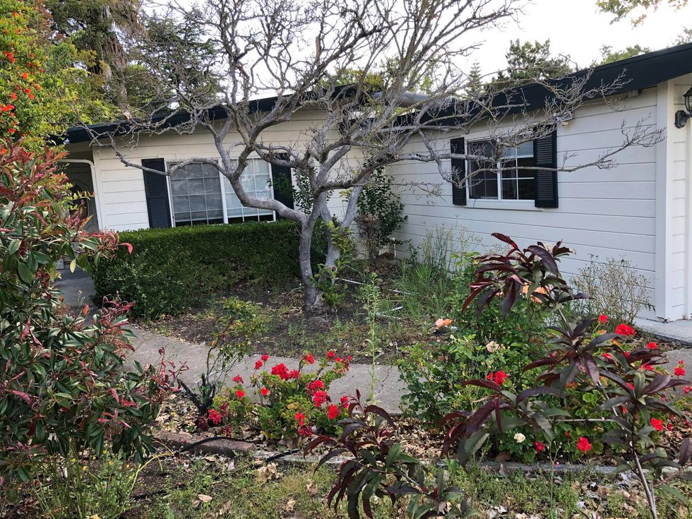 The exterior of the house on Ramona Street in Palo Alto.